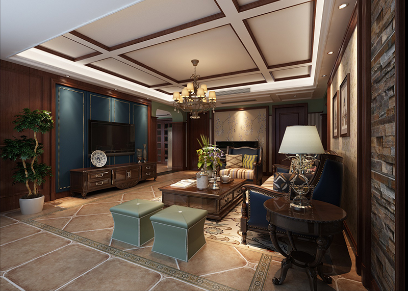 浠水萬(wàn)景·楚園_美式鄉(xiāng)村風(fēng)格裝修