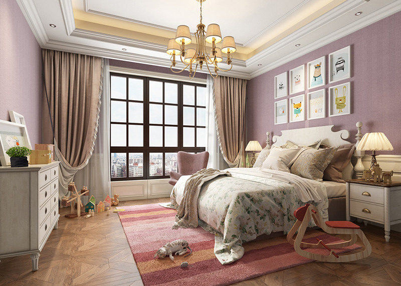 自建復式樓260平家庭裝修 浠水歐式風格裝修