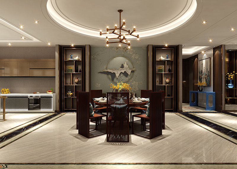 200平家庭裝修 浠水新中式風格裝修